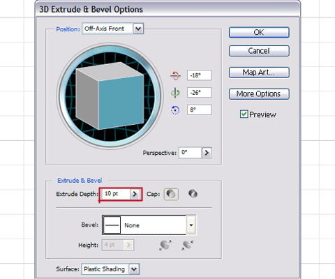 Extrude Depth Extrude Depth